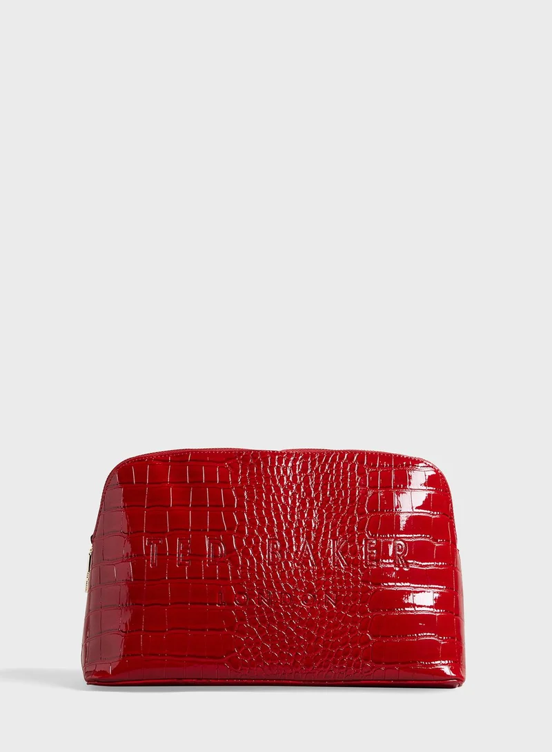 Ted Baker Crocana Imitation Croc Cosmetic Bag