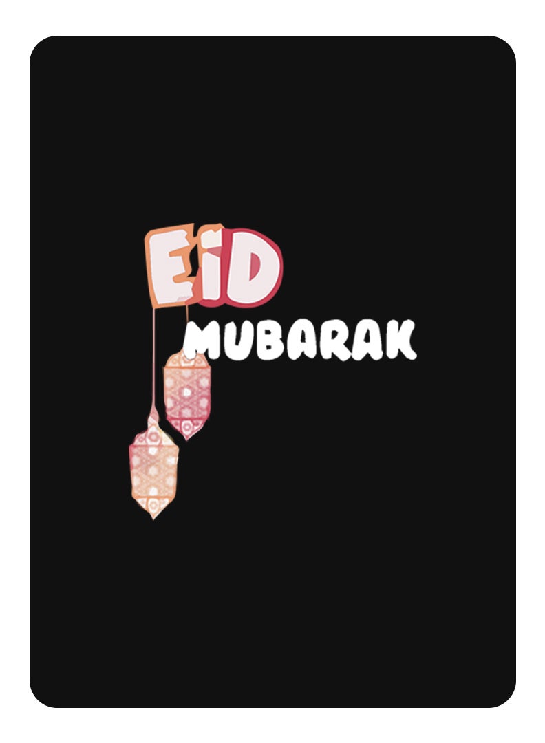 Theodor Protective Flip Case For Realme Pad 10.4 With Trifold Stand Auto Wake Sleep Shockproof Cover Eid Mubarak white - Image 1