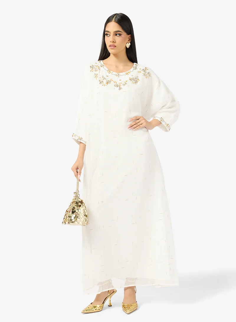 Khizana Embelished Kaftan