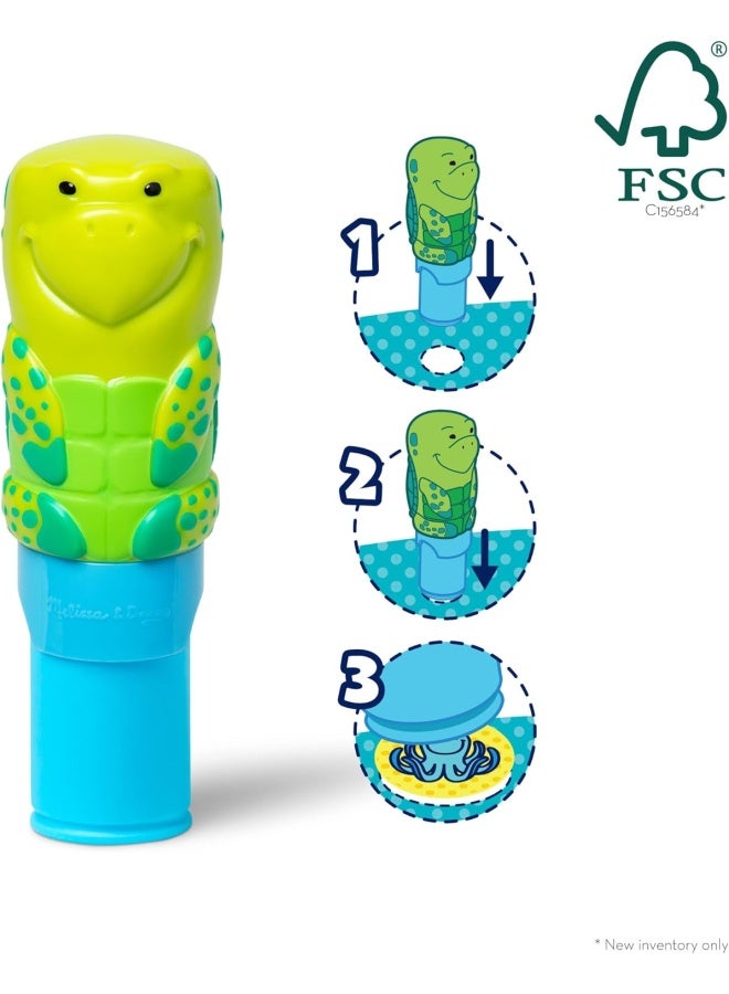 Melissa & Doug Sticker WOW! Turtle Sticker Stamper Activity Pad - Image 3
