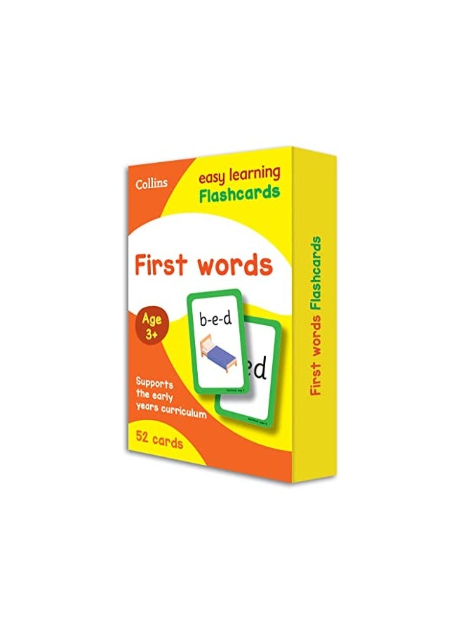 First Words Flashcards Ideal For Home Learning Collins Easy Learning Preschool