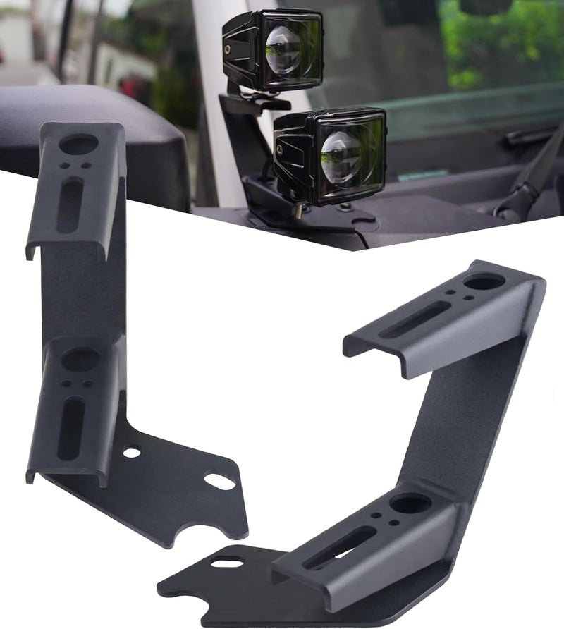 PKEDUO Bronco Dual A-Pillar Light Mount for Ford Bronco 2021-2024 - Image 1