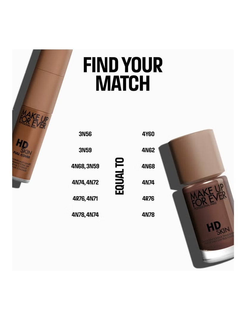 MAKE UP FOR EVER HD Skin Full Cover Concealer - 4N78 - Image 4