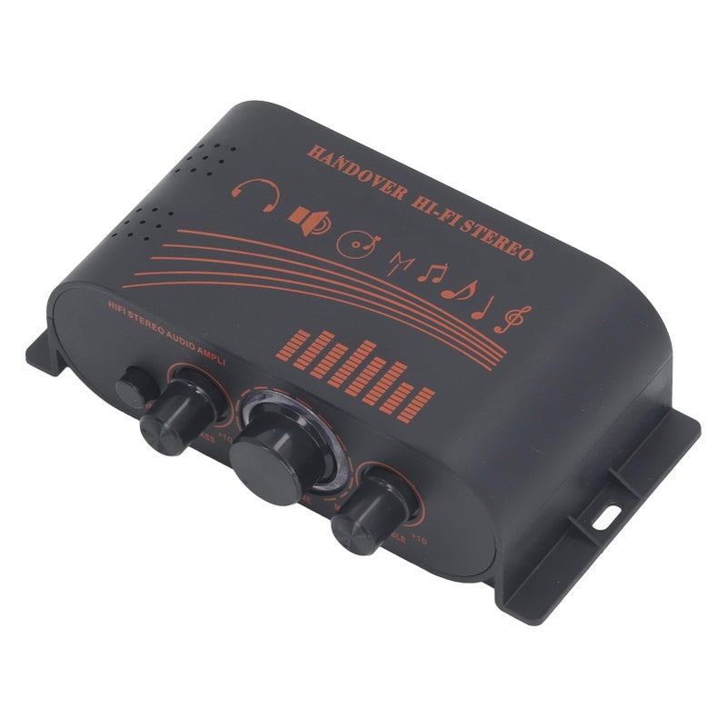 Aluminum Body 2 Channel 20W x 2 HiFi Power Amplifier with Low Distortion - Image 4