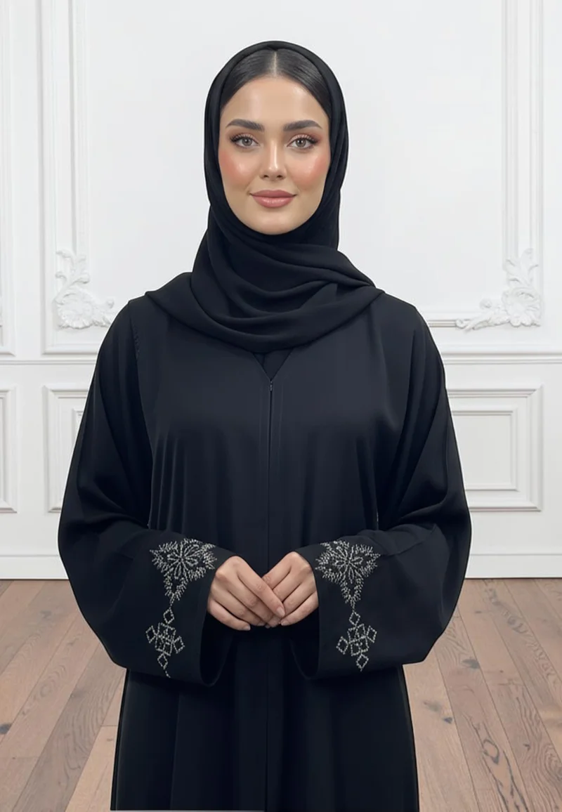 نخبة Midnight Star Embroidered Abaya-860