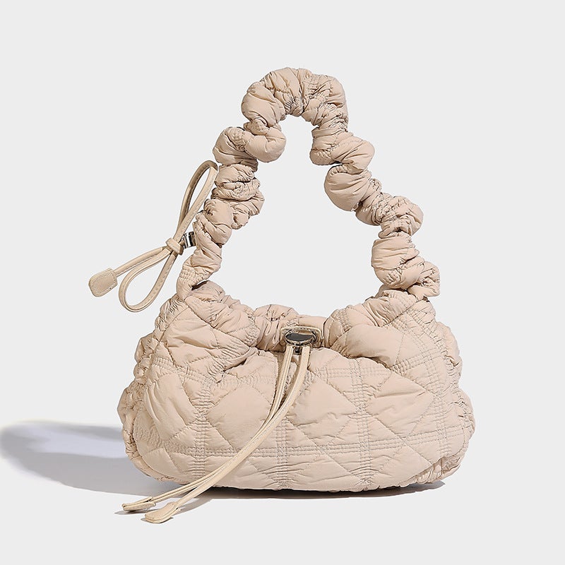 South Korea Niche Light Luxury Design Pleated Cloud Bag Fashion All-Match One-Shoulder Underarm Bag - Image 2