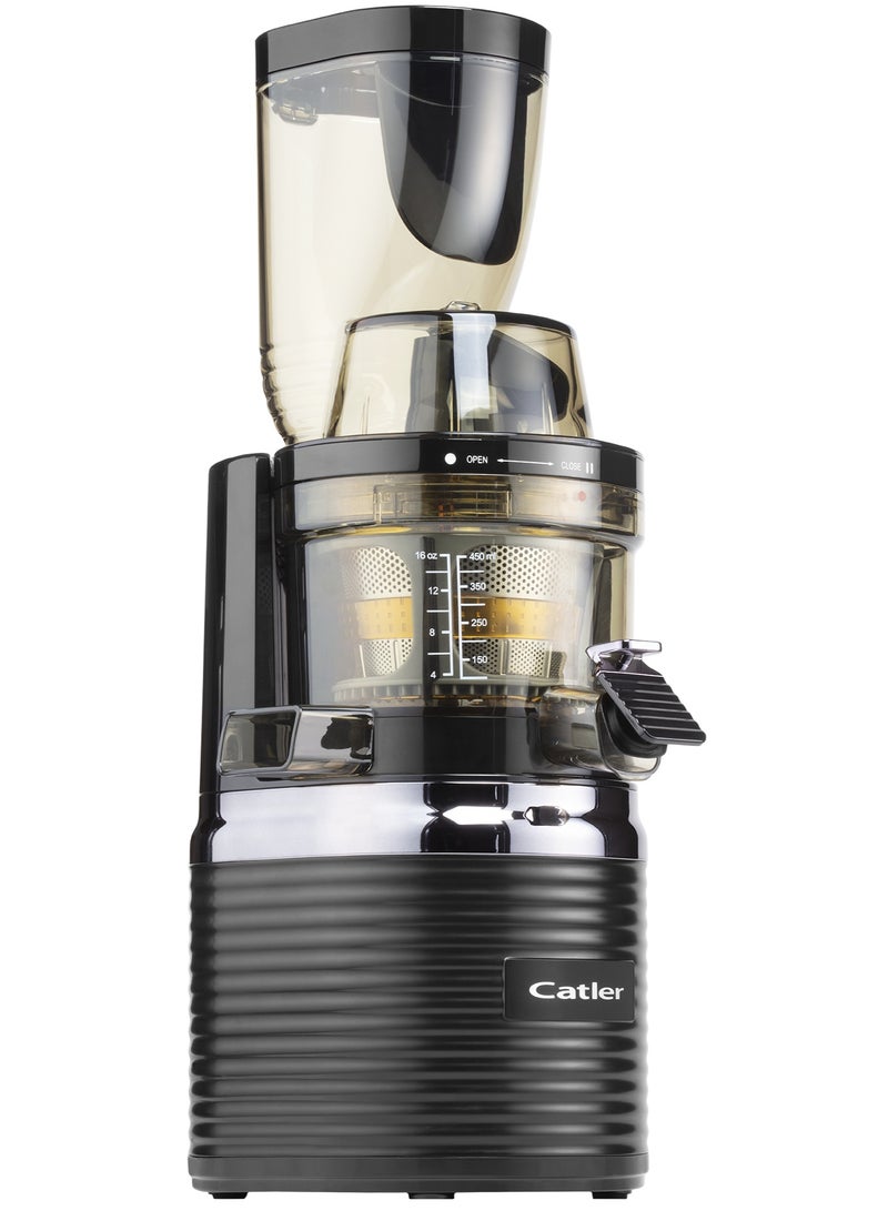 كاتلر عصارة كاتلر JS 8012 البطيئة - صانعة عصائر الضغط البارد للفواكه والخضروات والحليب النباتي والشراب المثلج والعصائر مع فلاتر قابلة للتبديل. - Image 2