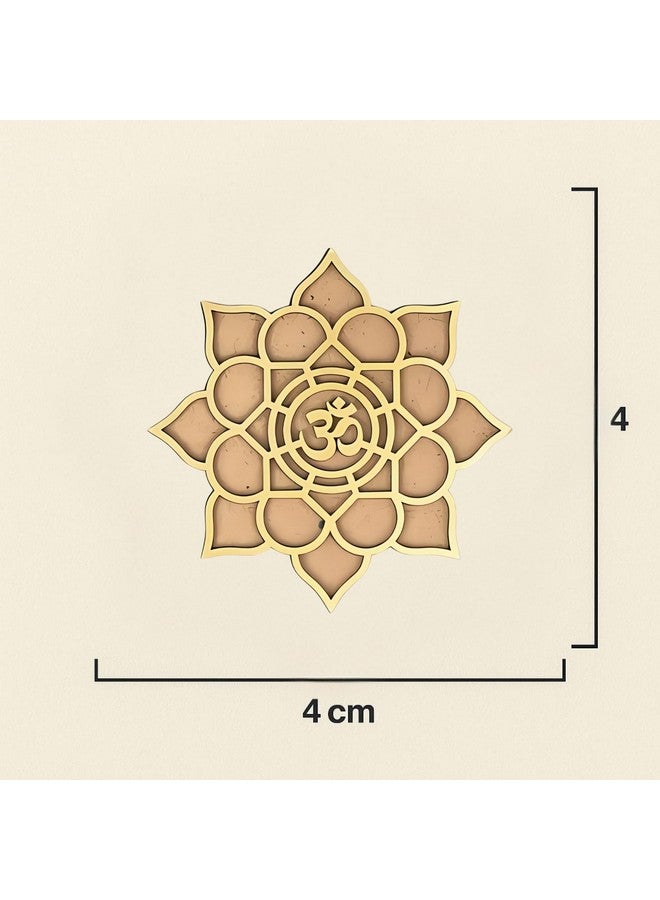 TOTA قوالب رانغولي TOTA - مجموعة 6 قوالب رانغولي ملونة من MDF بحجم 4X4 بوصة | حصائر رانغولي ثلاثية الأبعاد قابلة لإعادة الاستخدام لتزيين المنزل في ديوالي نافراتري بونغال أونام بوجا | فريدة من نوعها - Image 5