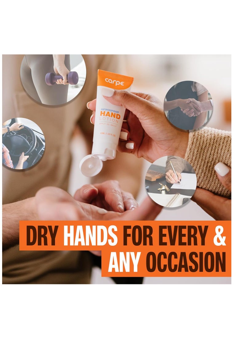 Carpe - Carpe Antiperspirant Hand Lotion, A dermatologist-recommended smooth lotion that helps stop hand sweat, Great for hyperhidrosis (Original Eucalyptus) - Image 1