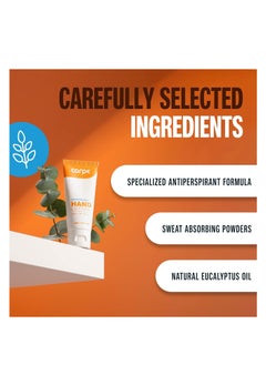Carpe Carpe Antiperspirant Hand Lotion, A dermatologist-recommended smooth lotion that helps stop hand sweat, Great for hyperhidrosis (Original Eucalyptus)  - Image 5