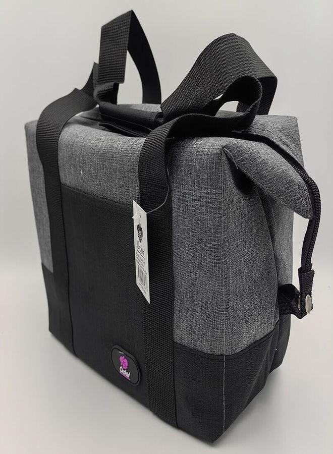 Orchid Insulated Multifunctional Tote Lunch Bag Black - Image 1
