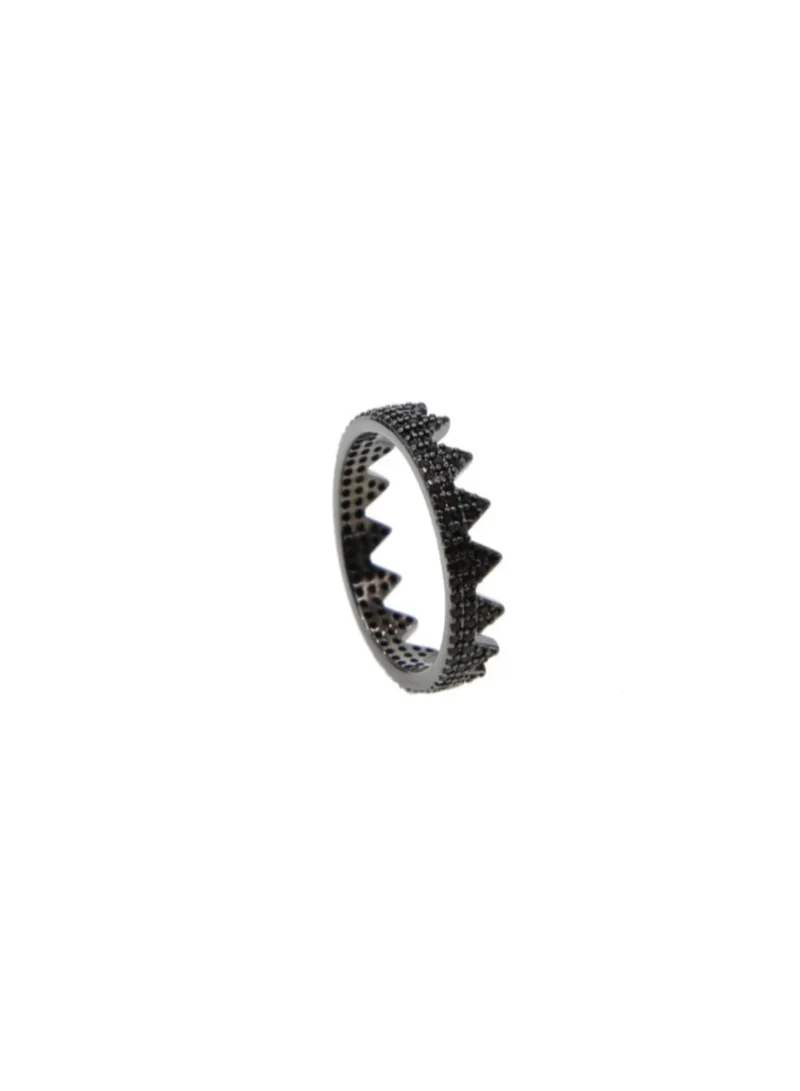 AMIE Dubai Ring w/crown black
