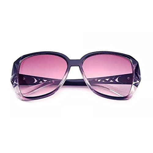 Dervin UV Protected Han Edition Designer Oversized Sunglasses for Women (Purple) - Pack of 1 - Image 2
