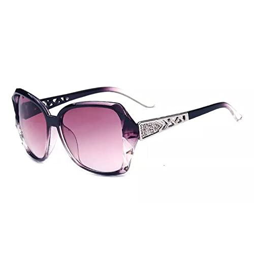 Dervin UV Protected Han Edition Designer Oversized Sunglasses for Women (Purple) - Pack of 1 - Image 3