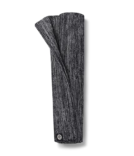 Manduka Shala Yoga Rug 71 Outdoor Yoga Meditation Foldable Machine Washable Natural Cotton Handmade 71 x 26 inches Black Heather - Image 3