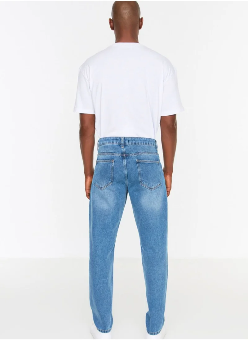 trendyol Distressed Straight Fit Jeans