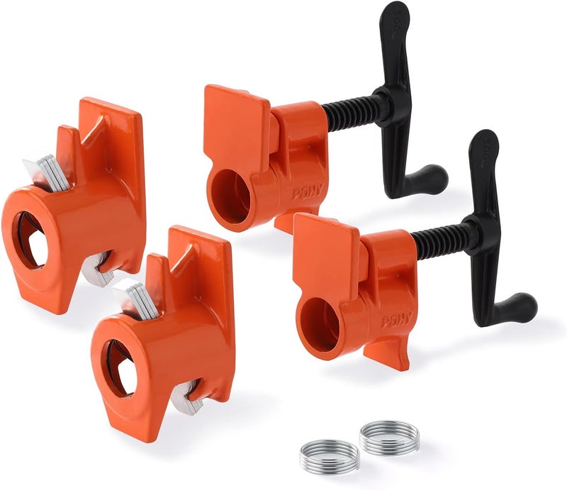 Pony 2-Pack 50 Wood Gluing Pipe Clamp Fixture for 3/4 Inch Black Pipe - Image 1