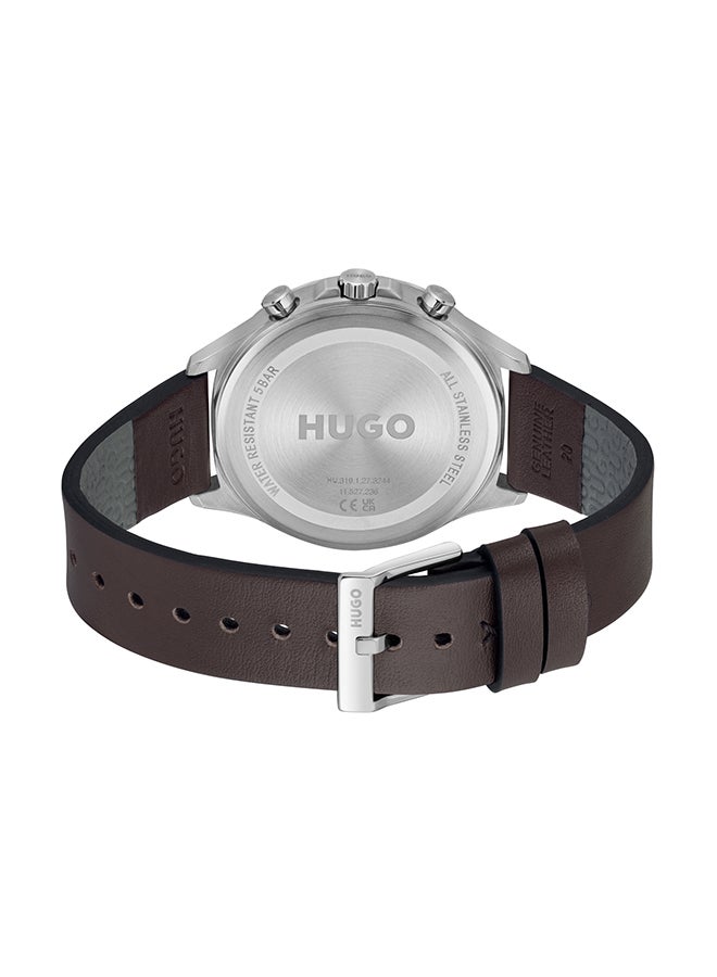HUGO BOSS HUGO BOSS WATCH ROUND ANALOG MEN'S GREY CASE WATCH - 1530407 - Image 3