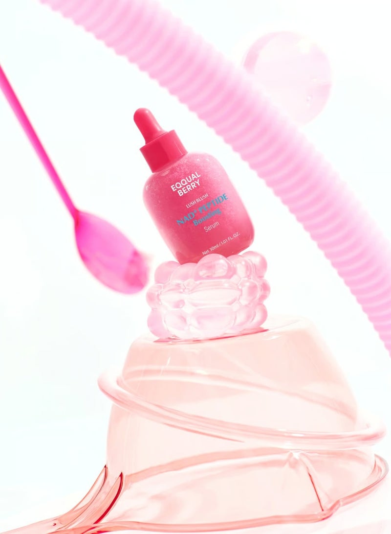 eqqualberry 2-Piece Eqqualberry Lush Blush NAD+ Peptide Boosting Serum 30*2ml - Image 4