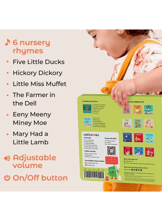 Cali's Books Cali's Books Five Little Ducks Nursery Rhymes Book for Toddlers | Sound Books for Toddlers 1-3 | Musical Book with Sound Button and 6 Songs  - Image 5