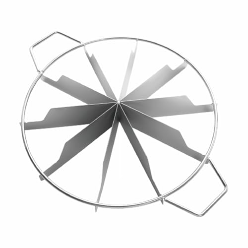 SOTECH 10 Slices Pie Cutter Cookie Cutters Pizza Cutters Stainless Steel SideHandles - Image 1