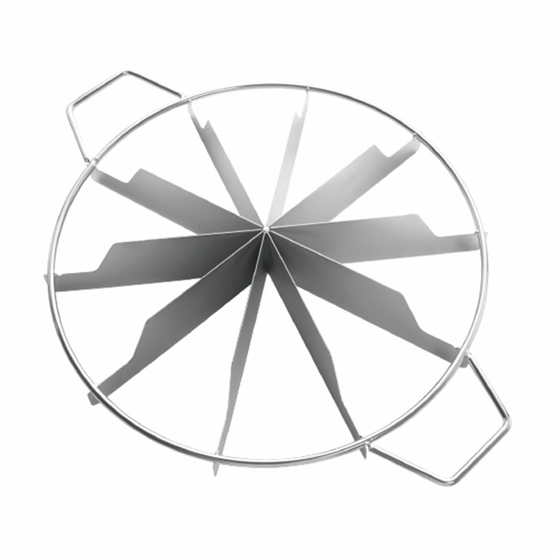 SOTECH 10 Slices Pie Cutter Cookie Cutters Pizza Cutters Stainless Steel SideHandles - Image 2