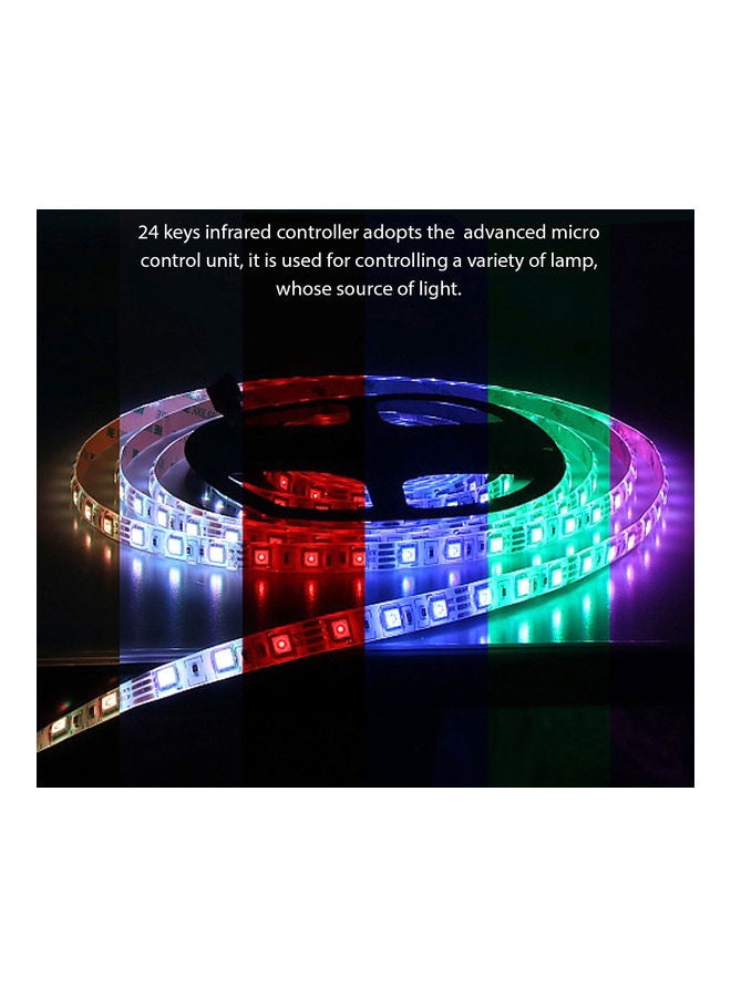NIBEMINENT Remote Control RGB LED Strip Light Multicolour - Image 3