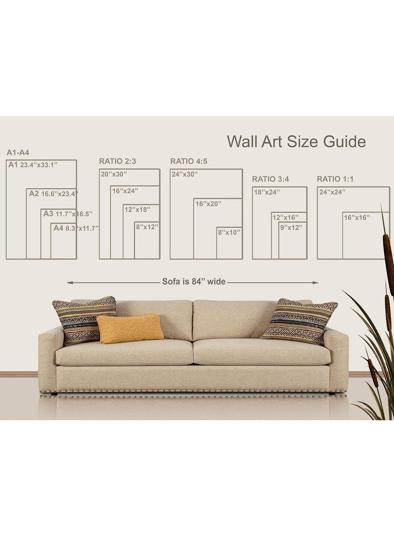 Droplyte Islamic Wall Art Islamic Calligraphy Design & Painting Cardboard MDF 3 Pieces Customized  - Image 2