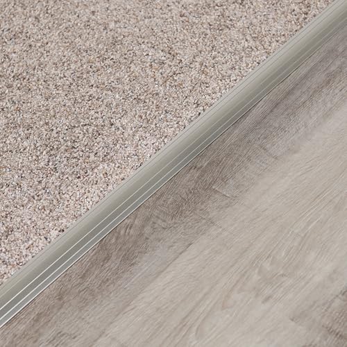 M-D Building Products 43813 1-1/2 in. X 72 in. Pewter Aluminum Multi Floor Transition - Image 4