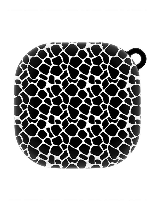 StylePods Custom Case Samsung Galaxy Buds Pro (2021) / Buds Live Case With Anti-Lost Keychain - Cow Skin Print