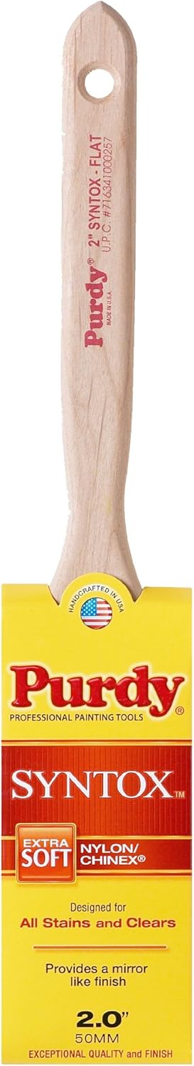 Purdy 144402620 Syntox Series Flat Trim Paint Brush 2 inch - Image 1