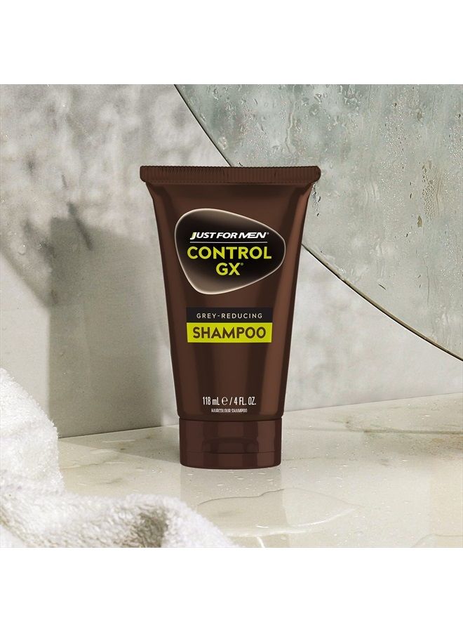 Just For Men Control GX Grey Reducing Shampoo, Gradual Hair Color for Stronger and Healthier Hair, 4 Fl Oz - Pack of 3 (Packaging May Vary) - Image 4