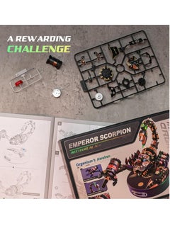 Robotime ROKR Emperor Scorpion Model DIY 3D Puzzle MI04,3D Wooden Puzzles for Adults/Teens, Creative Home Decor, Unique Gift for Craft Hobby Adults/Teens  - Image 5