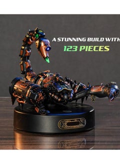 Robotime ROKR Emperor Scorpion Model DIY 3D Puzzle MI04,3D Wooden Puzzles for Adults/Teens, Creative Home Decor, Unique Gift for Craft Hobby Adults/Teens  - Image 4