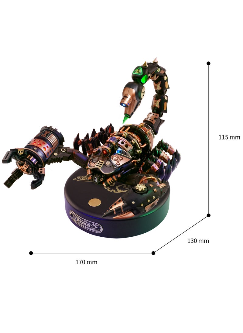 Robotime - ROKR Emperor Scorpion Model DIY 3D Puzzle MI04,3D Wooden Puzzles for Adults/Teens, Creative Home Decor, Unique Gift for Craft Hobby Adults/Teens - Image 1