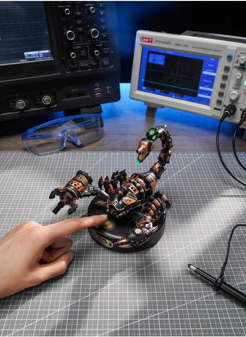 Robotime - ROKR Emperor Scorpion Model DIY 3D Puzzle MI04,3D Wooden Puzzles for Adults/Teens, Creative Home Decor, Unique Gift for Craft Hobby Adults/Teens - Image 1