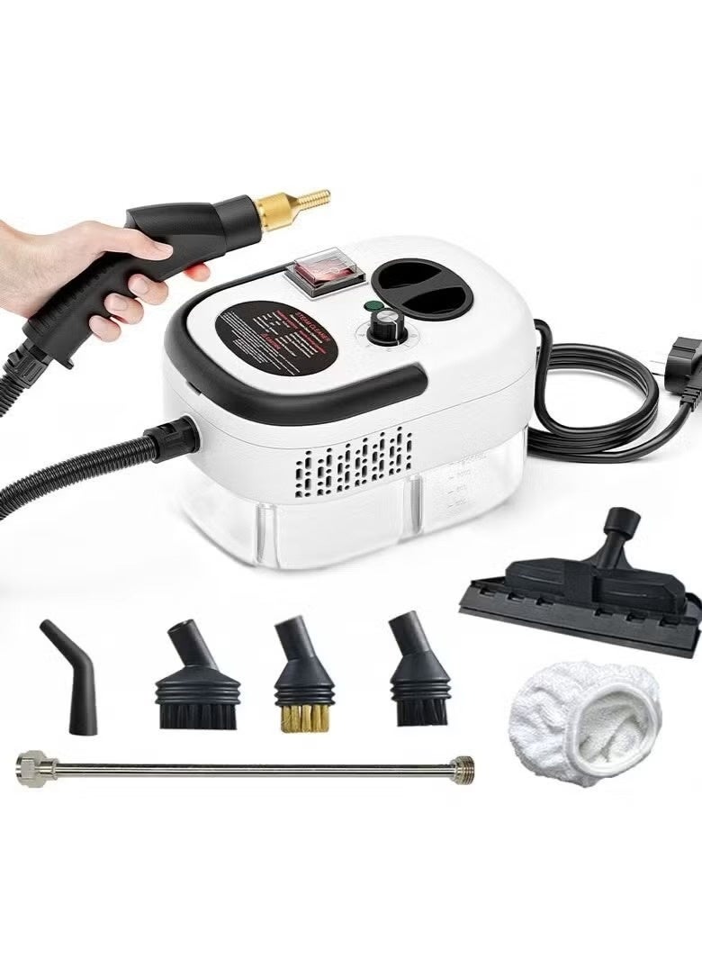Portable Steam Cleaner 2500W with 15 Second Fast Heating 1200ml Water Tank 6 Steam Levels 105C High Temperature Cleaning - Image 1