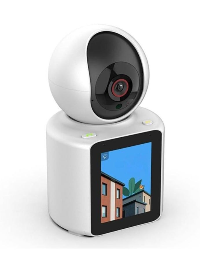 Generic Full HD Camera with AI Auto Tracking & HD Display. camera, camera for home, baby monitor, Ideal Baby Monitor/Pet Camera. Smart Wifi Camera with Night Vision, Motion Detection, Two-Way Video Calling  - Image 1