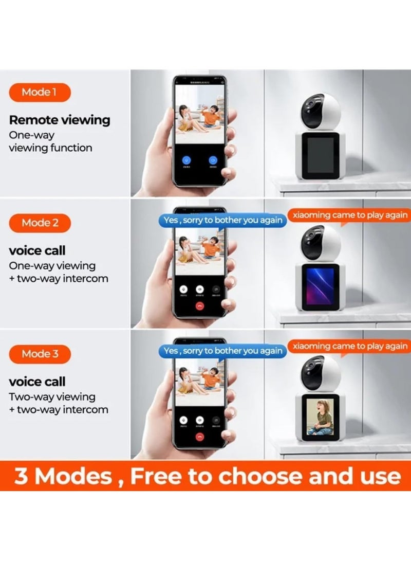 Generic Full HD Camera with AI Auto Tracking & HD Display. camera, camera for home, baby monitor, Ideal Baby Monitor/Pet Camera. Smart Wifi Camera with Night Vision, Motion Detection, Two-Way Video Calling  - Image 5