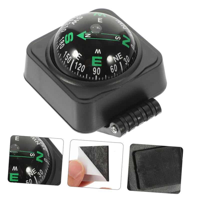 Adjustable Car Dashboard Compass Portable for Road Hiking and Boating Outdoor Use - Image 4