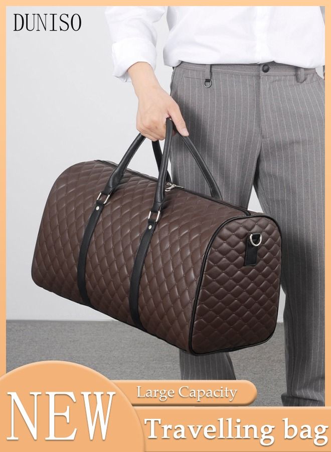 DUNISO Travel Duffel Bag Luggage Collection Business Travel Suitcase  Weekender Overnight Bag Large Carry On Airport Bag for Travel Business Trips Sports Duffel Bag Gym Sports Luggage Bags - Image 1