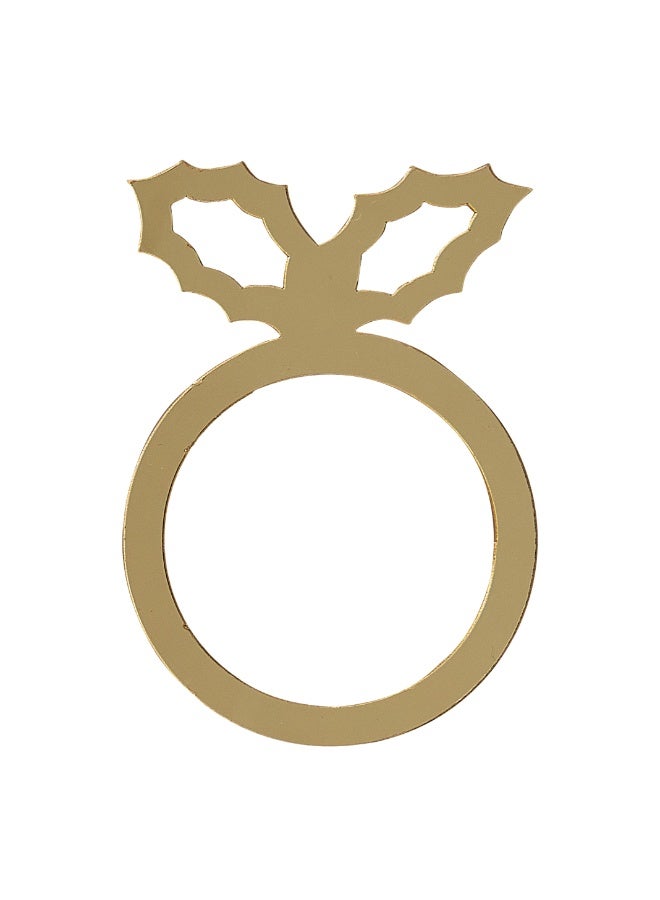 Ginger Ray خواتم مناديل هولي أكريليك ذهبية - Image 1