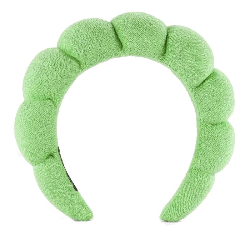 TYSSELY Spa Headbands for Washing Face Makeup Skin Care Headband Women Bubble Facial Beauty Headbands Puffy Shower Towel Band Hair Headband - Image 1