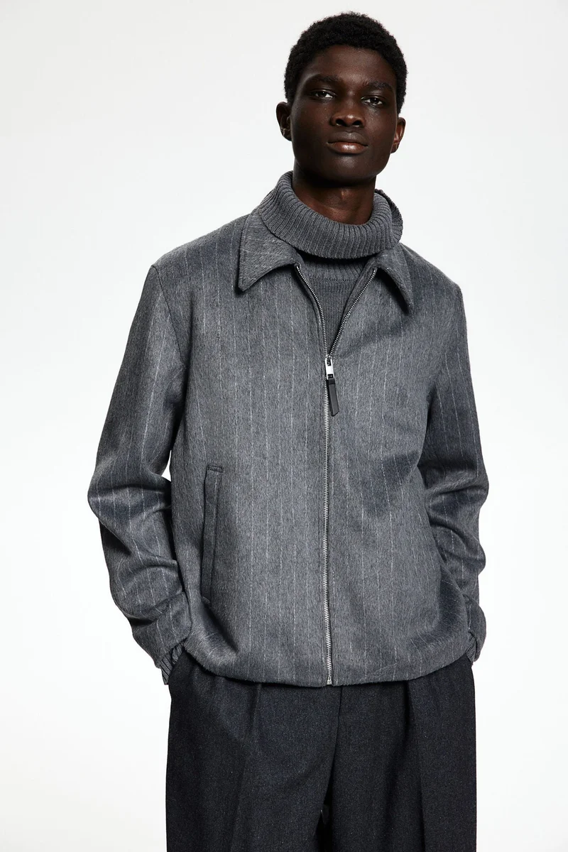 H&M Regular Fit Wool-Blend Jacket
