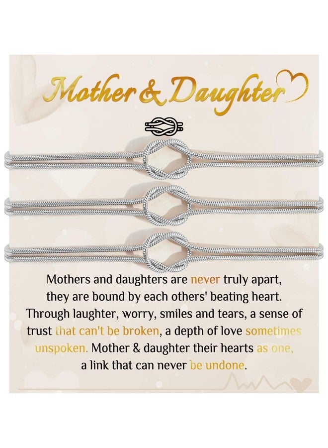 SUNSH Mother Daughter Bracelet for Women, Matching Bracelets Mother Daughter Gifts for Mom Daughters Gifts from Mom, Birthday Graduation Mothers Day Gift for Women Cadeau Mere Meaningful Gift Ideas 3 - Image 1