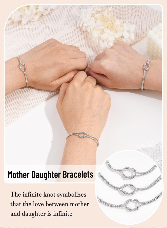 SUNSH Mother Daughter Bracelet for Women, Matching Bracelets Mother Daughter Gifts for Mom Daughters Gifts from Mom, Birthday Graduation Mothers Day Gift for Women Cadeau Mere Meaningful Gift Ideas 3 - Image 3