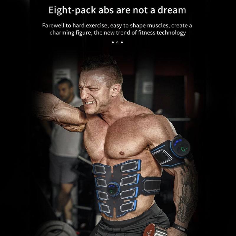 Abdominal Muscle Shaper Househeld Exercise Equipment Body Slimming Fat Burning Exerciser Shape Building Fitness Electric Muscles Training Machine - Image 2