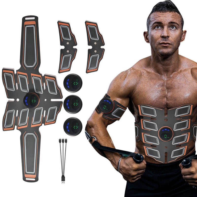 Abdominal Muscle Shaper Househeld Exercise Equipment Body Slimming Fat Burning Exerciser Shape Building Fitness Electric Muscles Training Machine - Image 1