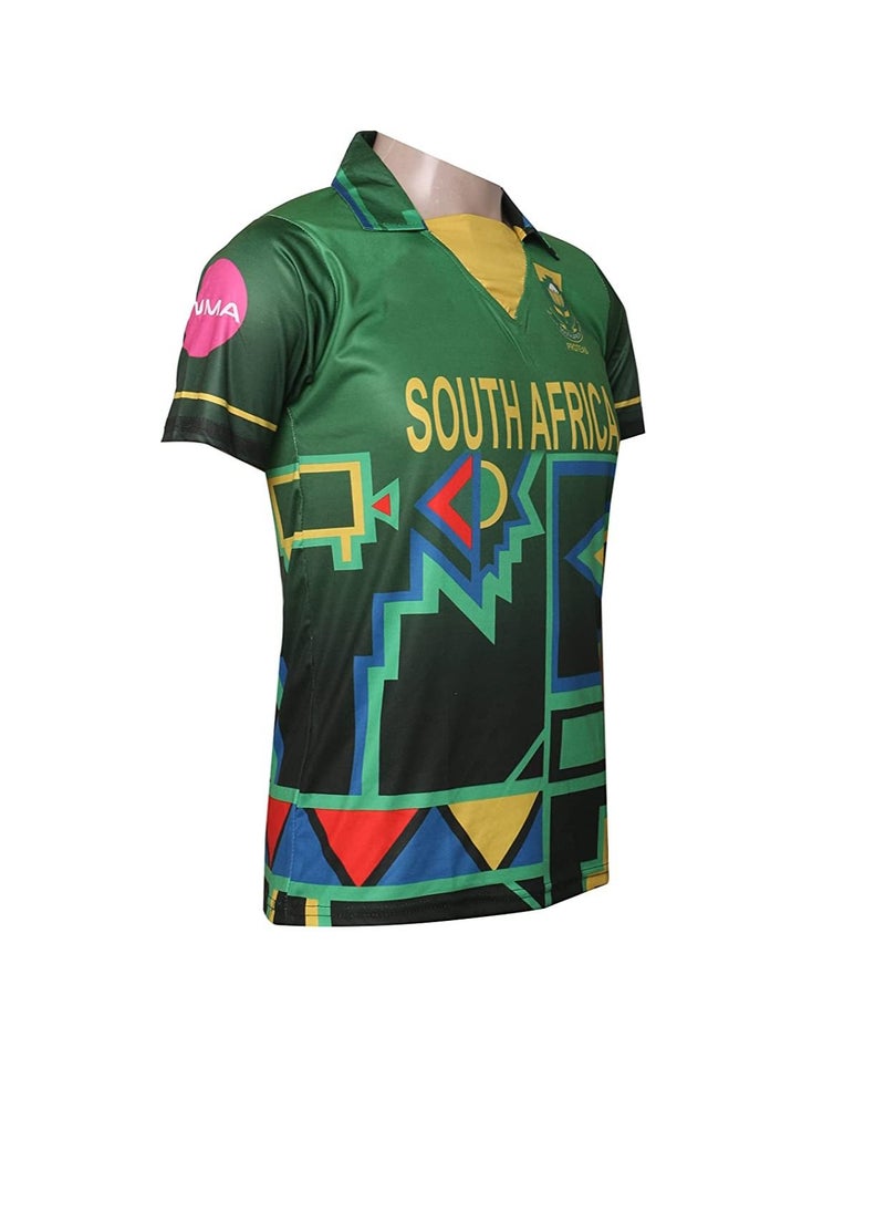 Generic - South Africa Cricket Jersey World Cup 2021 Supporter All Cricket Team Uniform - Image 1