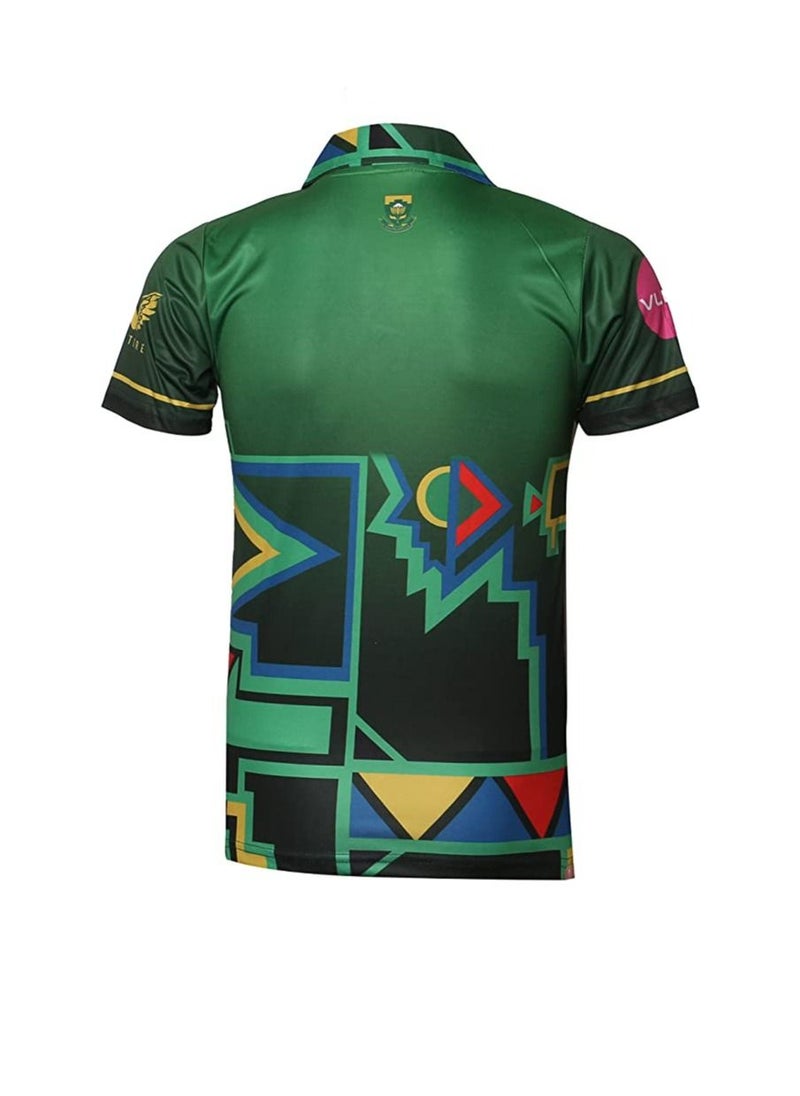 Generic - South Africa Cricket Jersey World Cup 2021 Supporter All Cricket Team Uniform - Image 1